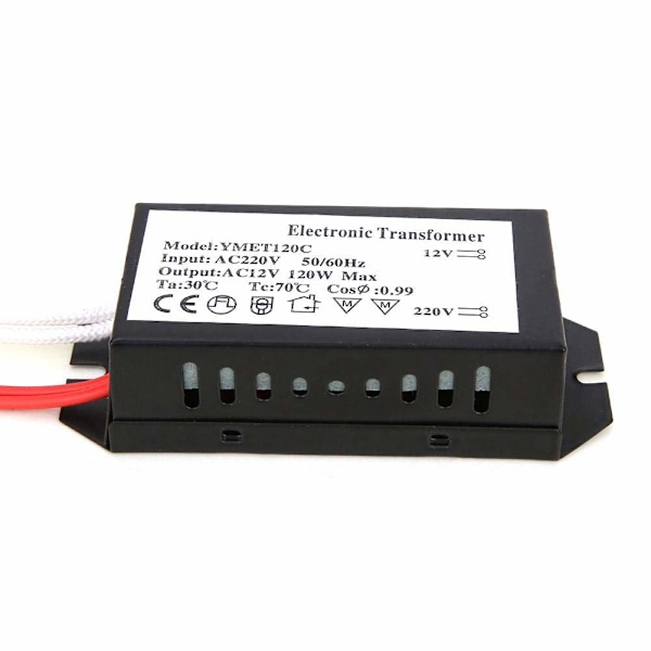 Keenso HC-belysning - Elektronisk transformator - 220-volts inngang / 12-volts utgang - Intelligent strømforsyning (120W) 120W