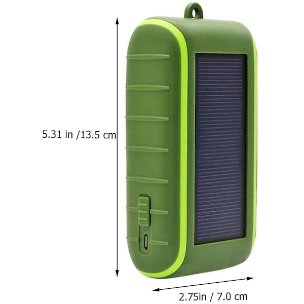 Nødradio 8000mah bærbar radio trådløs høyttaler USB lader håndsveiv værradio