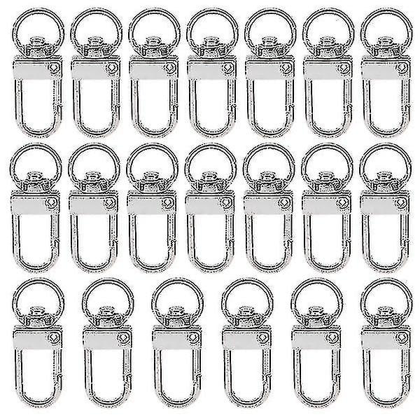 20 stk metall snäpphaker Swivel Eye Snap Hook Swivel Hook