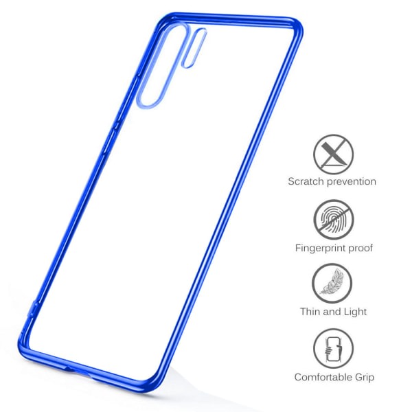 CQBB phone case kompatibelt med Huawei P30 Pro Soft TPU phone case - Tunt case med kameraskydd - safirblått