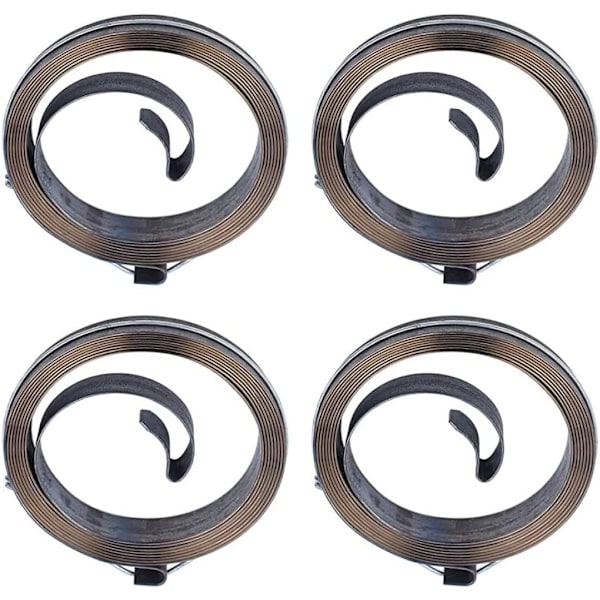 Trækstarter fjeder udskiftning spole starter fjeder kompatibel med GX160 GX200 GX120 MOTOR 4PCS Udendørs Living