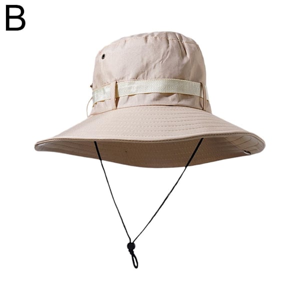 Andningsbara solskyddshuvor för unisex vandring och camping, 56-58 cm Khaki onesize