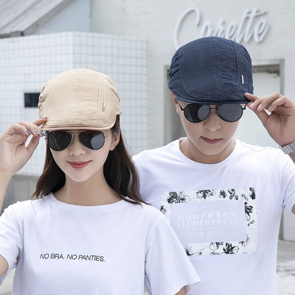 Flat Cap Basker NAVY - i lager navy