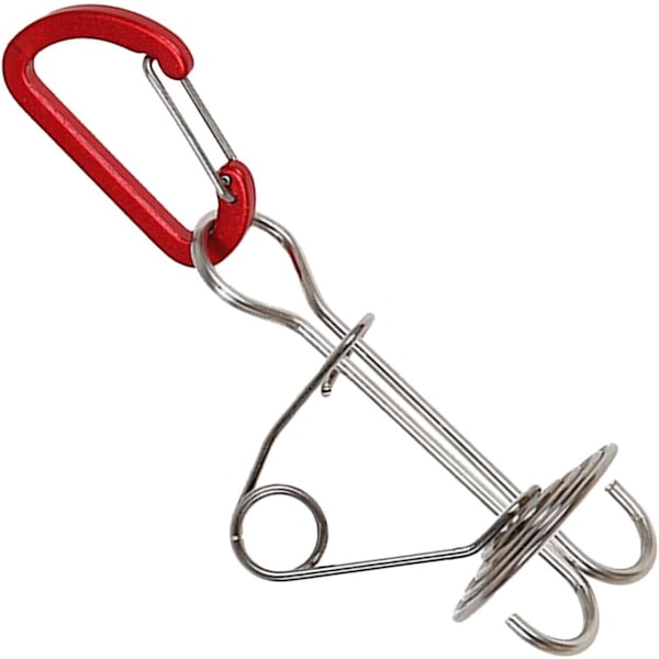 Däck Tältförankringar med Karabiner - Vindrepspinnar för Camping utomhus