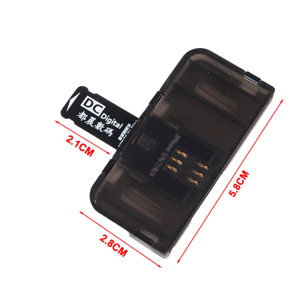 SIM-kortadapter SIM-kortläsare Mini SIM Nano för iOS Phone5/6 SQBB