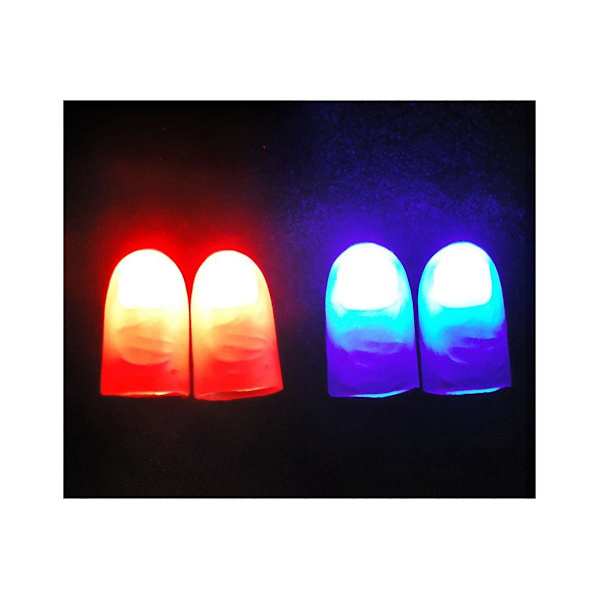 5 par LED-lampor blinkande finger bekväma rekvisita multifunktionella bärbara ljus elektroniska växelström