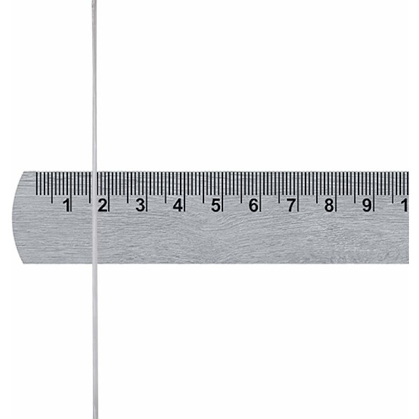 20 m rulle med elastisk og solid tråd 0,5 mm Transparent