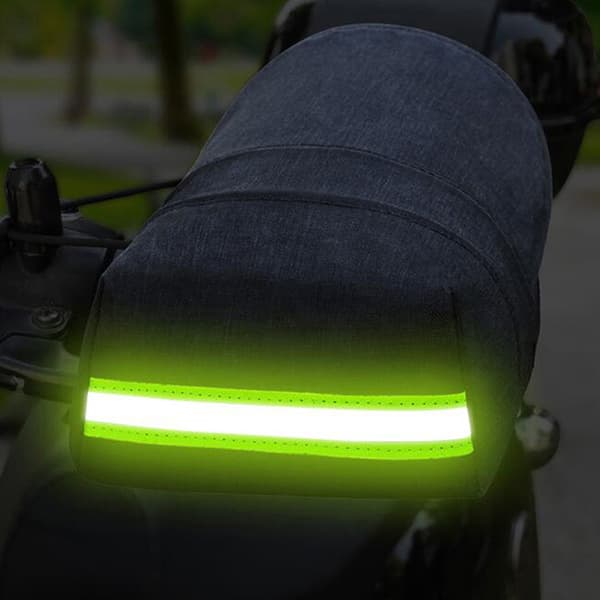 XJ-Motorcykelstyr Muff Vinter PU Fluff Vandtætte Handsker—max
