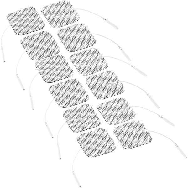 Tio elektroder: Set med 3 elektrodkuddar för stimuleringsströmenheter, 5x5 cm, varje set om 4 (tio elektroder)