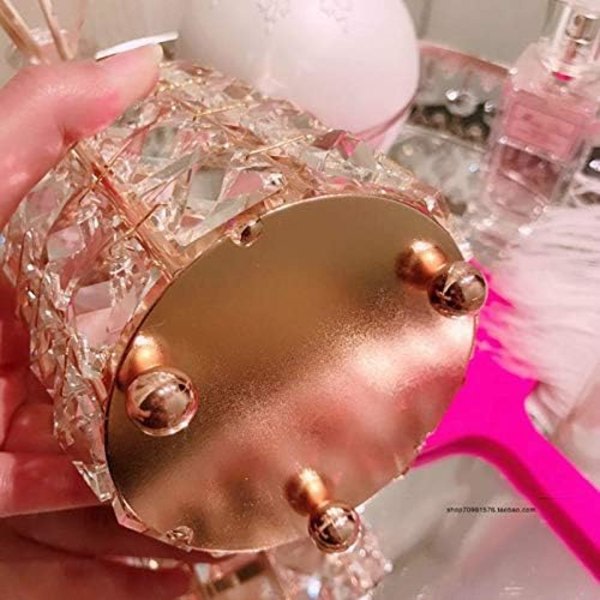 CQBB Handgjorda Crystal Makeup Borste Hållare Ögonbryn Penna Pen Cup Collection Kosmetisk organizer