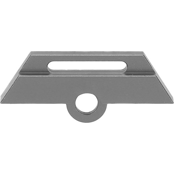 RC Bilbatteriplade, Batteriholder i Aluminiumlegering med Rem til 1/10 Slash 2WD 5822 5822A Chassis (grå) grå