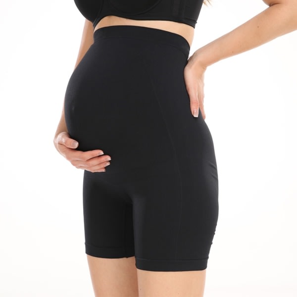 CQBB Svarta gravida kvinnors kroppsformande kläder för att skydda lår