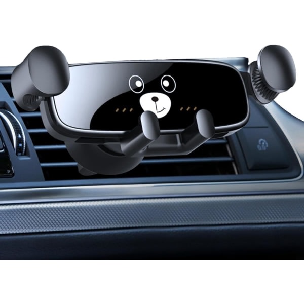 CQBB Bil Air Vent Mobilhållare | Universal roterande telefonhållare | Biltillbehör, för underhållning, navigering, GPS,