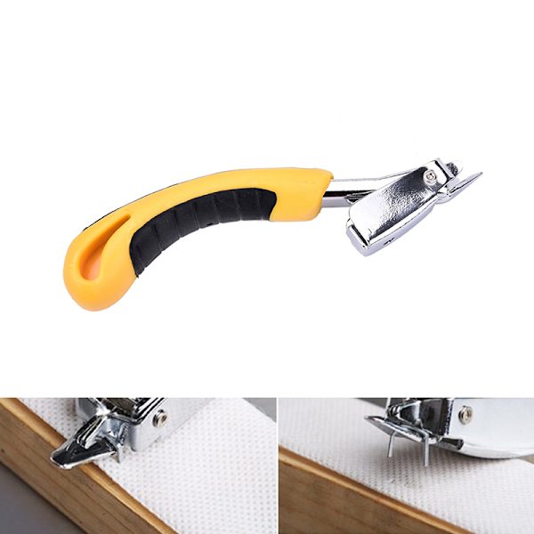 Ny Duty Polstring Hæfteklammerfjerner Negletrækker Kontor Professionel Gul Yellow 1pc