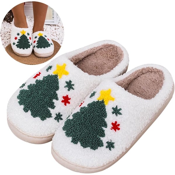 Morsomme elg-tema juletoffler, myke soveromssko Christmas tree F 44/45 EU