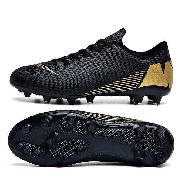 Fotbollsskor för herrar och damer, inomhus och utomhus, för stora pojkar, AG/FG Black 40 Black 40