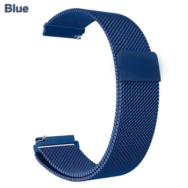 Metallrem for Fitbit Versa 2 3 4 Lite Sense Band Håndled Milanese Sense 2 Erstatningsmagnetspenne Armbånd Fit Bit Watchband Blå For Sense 2