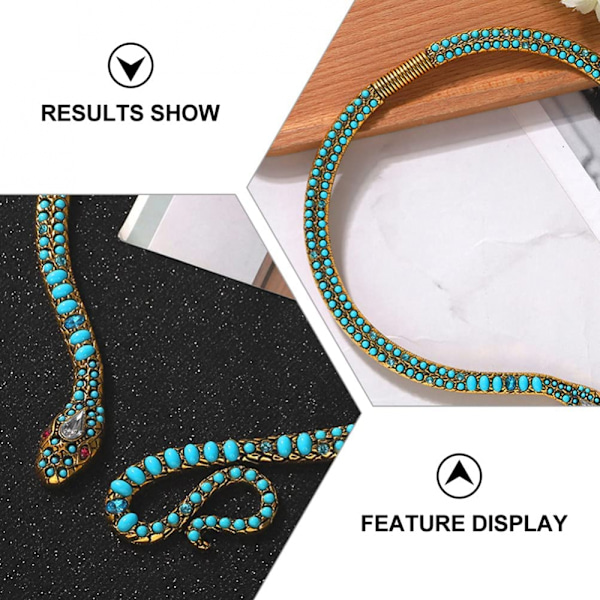 Orm Choker Halskjede Turkos Kjede Legering Choker Halskjede S