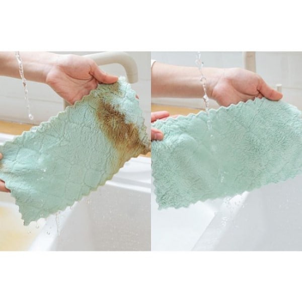 4 kpl mikrokuituliinaa, tiskirätti, superabsorboiva vaikutus