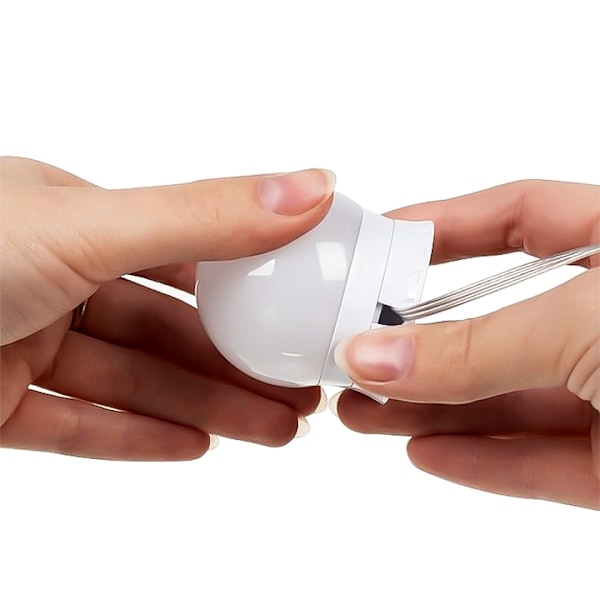 LED-lampor för sminkspegel sminkbord - Fästs runt spegeln White Vit