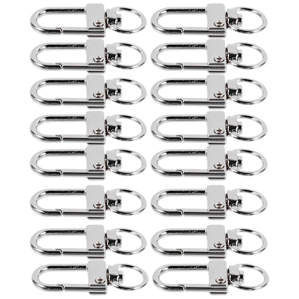 20 stk metall snäpphaker Swivel Eye Snap Hook Swivel Hook