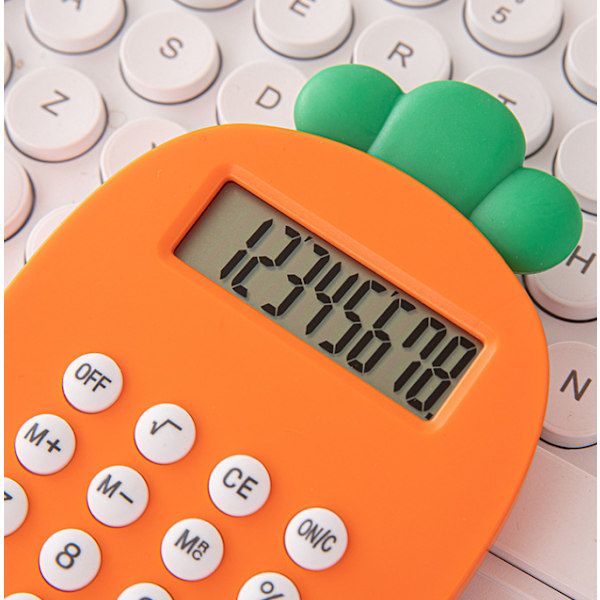 Høj kvalitet tegnede beregning orange, radis