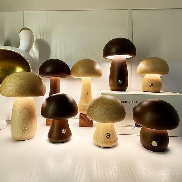 Svampelampe til soveværelset - Perfekt Lysebrun C Light brown C_max Light brown C
