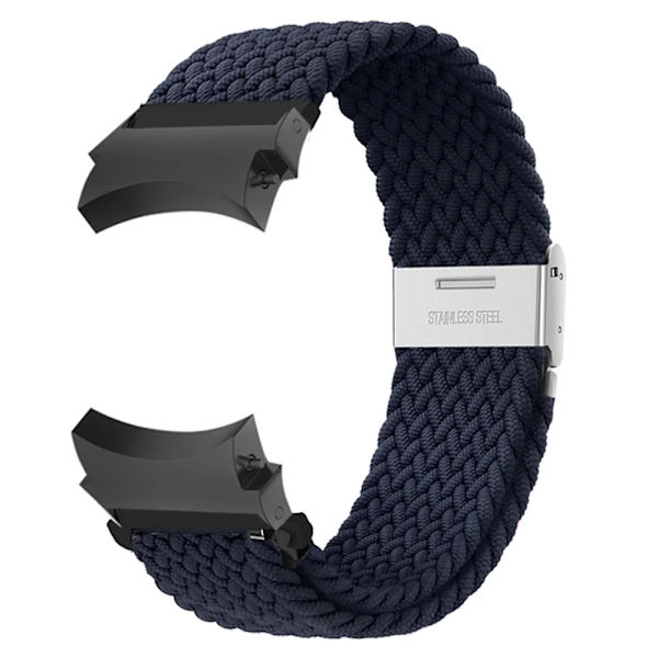 20mm armband för Samsung Galaxy Watch 4/5/6/ pro/classic 45mm 44mm 40mm 43mm 47mm Inga luckor nylon armband correa Galaxy watch 6 rem charcoal