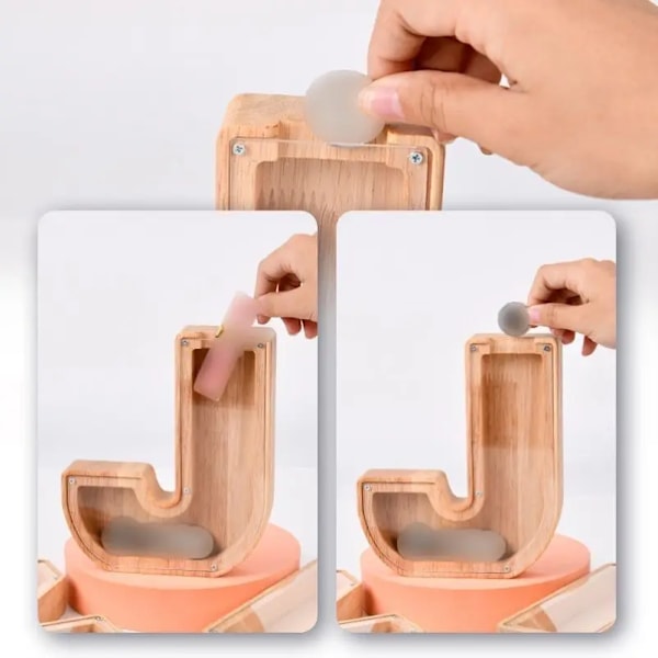 Tjuefem engelske alfabet sparebøsse sparebøsse sparebøsse sparebøsse tre bokstaver spareboks skrivebordsornament hjemmedekorasjoner håndverk for barn n