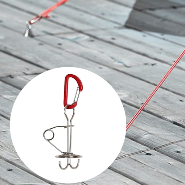 Däck Tältförankringar med Karabiner - Vindrepspinnar för Camping utomhus