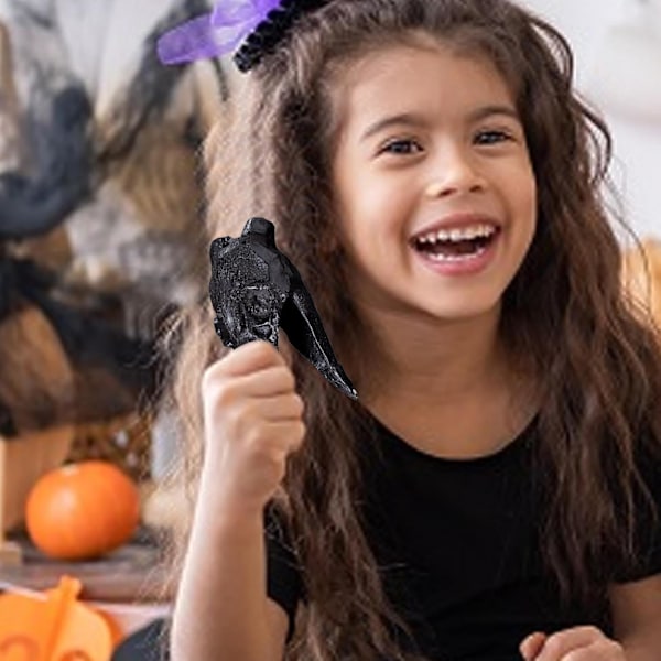 Äkta Aztekisk Dödsvissla - Kråknäbbdesign, Halloweendekoration med Distinkt Ljud