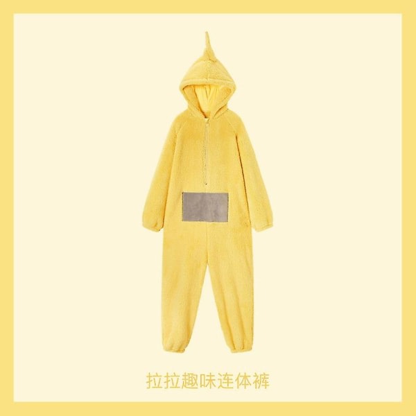 2024 - Aikuisten Teletubbies-asu Hauska TinkyWinky Onesies Po Lala Dipsy Cosplay Pyjamat Pyjamat Halloween Joulu Pyjamat Haalarit D