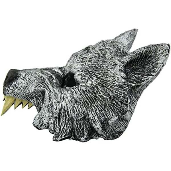 Grå varg huvudmask för Halloween julfest