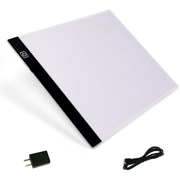 A4 LED Ritetavle - Lysbord / Lysplade - Bærbar