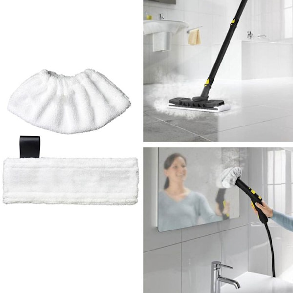 6 kpl pyyhettä, mikrokuitua ja kuivaus 6 kosteuspyyhettä Karcher Steam Easy Fi:lle