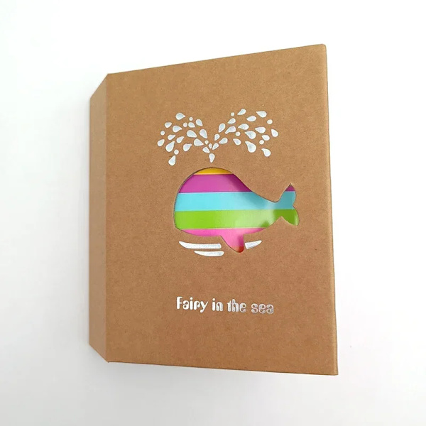 100 taskua 6 tuuman valokuva-albumi Kuvien säilytyskehykset lapsille Lasten lahja scrapbooking-kotelo Valokuva-albumi Valas