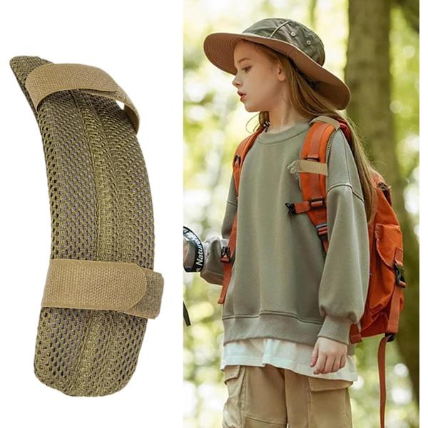 Verkkopäällysteiset olkahihnan pehmusteet, säädettävät liukumattomat tyynyt reppuihin Army Green