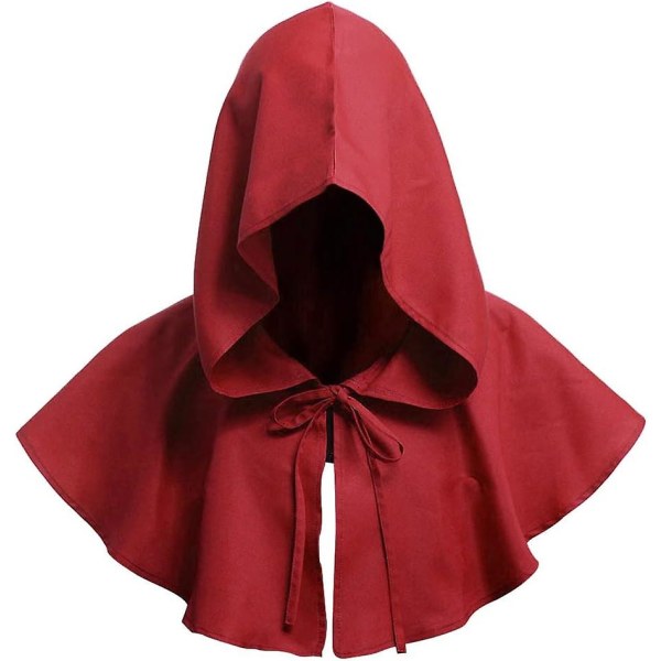 Grim Cowl Cloak för Halloween: medeltida huvtillbehör
