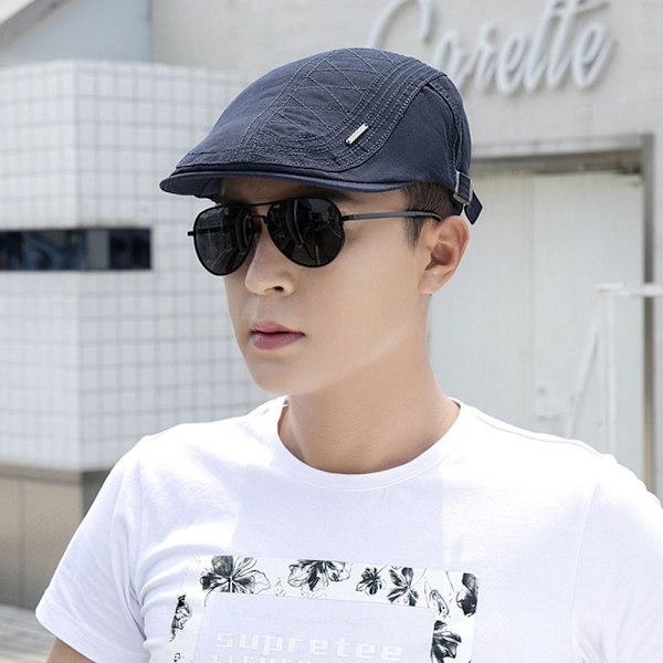 Flat Cap Basker BEIGE - spottsalg beige