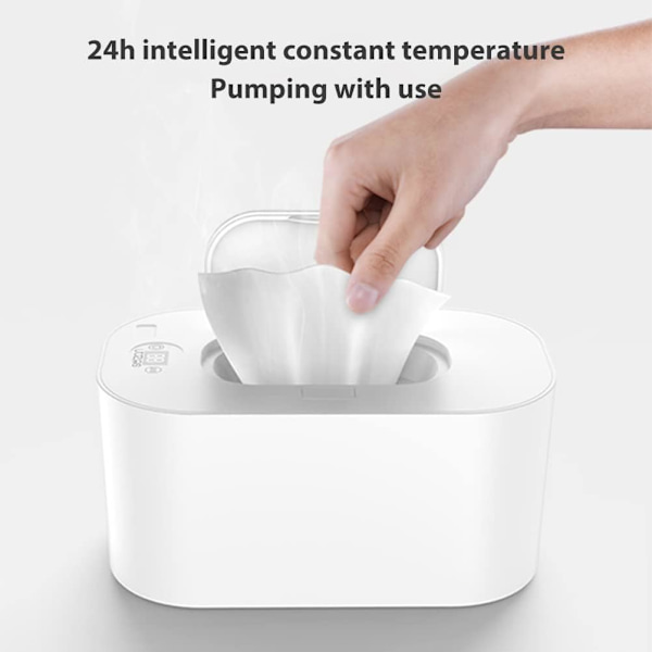 Baby Wipe Warmer, Baby Diaper Wipe Warmer för Baby (vit) white #667