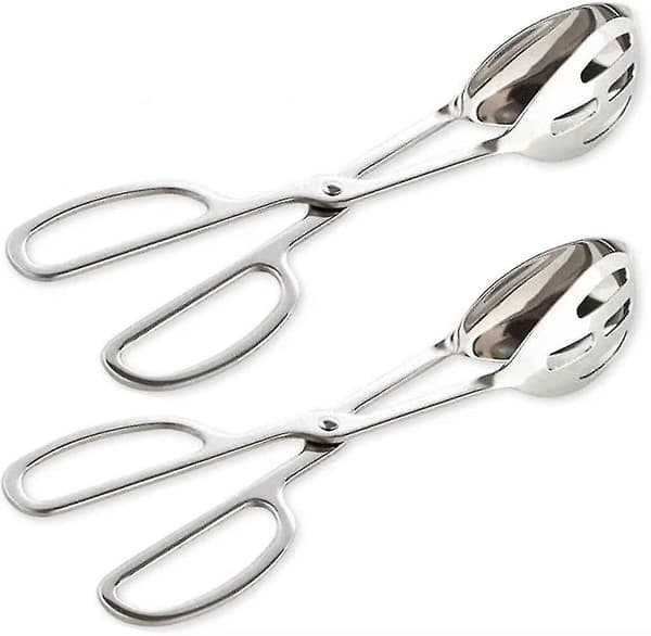 Buffétenger, 2 stk rustfritt stål buffé-fest catering serveringstenger fortykning-maks