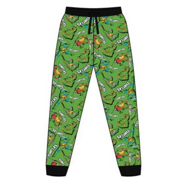 Teenage Mutant Ninja Turtles Herr Repeat Print Lounge Pants MG Green M SQBB