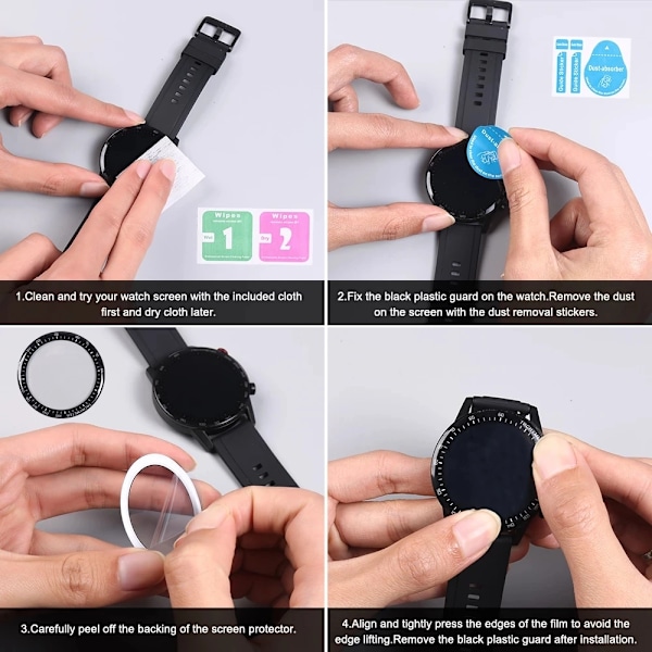 1-5 kpl Pehmeää Temperoitua Lasia Huawei Watch GT3 GT2 Pro GT2e 42mm 46mm Näytönsuojakalvo Huawei Watch Fit 2:lle. 5 kpl Huawei Watch Fit