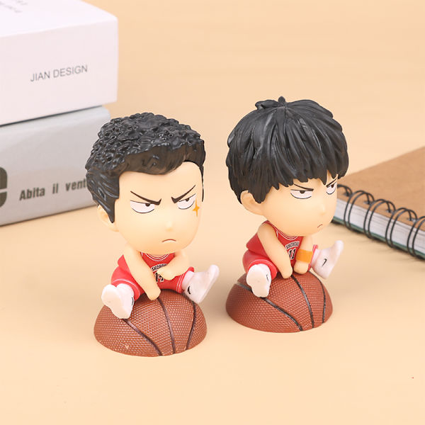 Slam Dunk Anime Figur Q Version Big Head Five Tigers Car Ornam