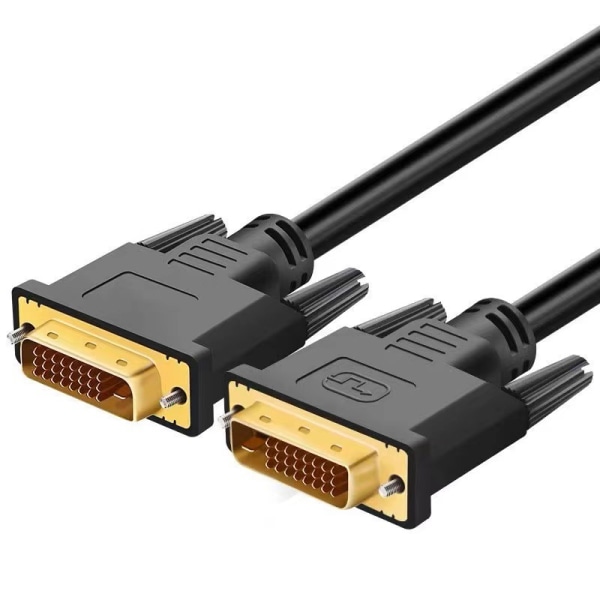 DVI till DVI-kabel - Dual Link hane till hane digital videokabel - DVI-D 24+1 Adapter