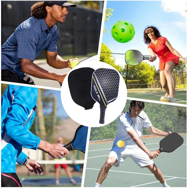 Pickleball Racket Set, Halksäkra Strandsporteracketer för Träning