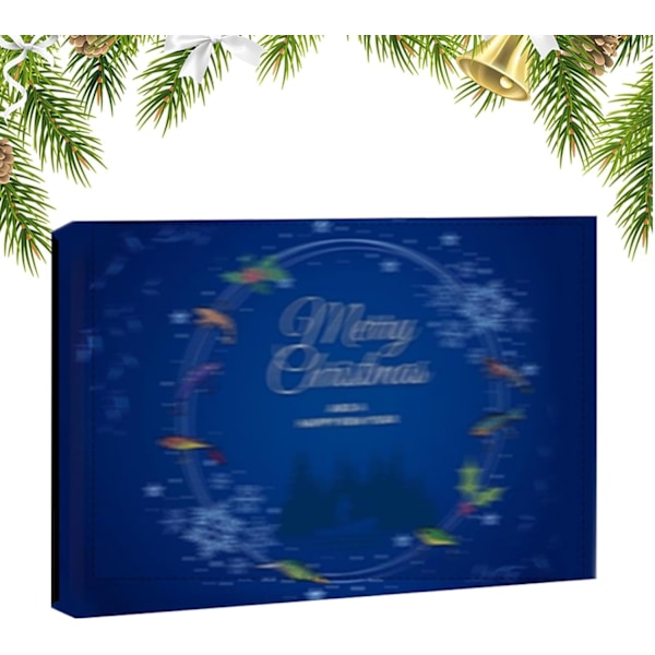 Fiskesett Adventskalender 2024 - 24-dagers fiskeutstyrsett til jul 781B