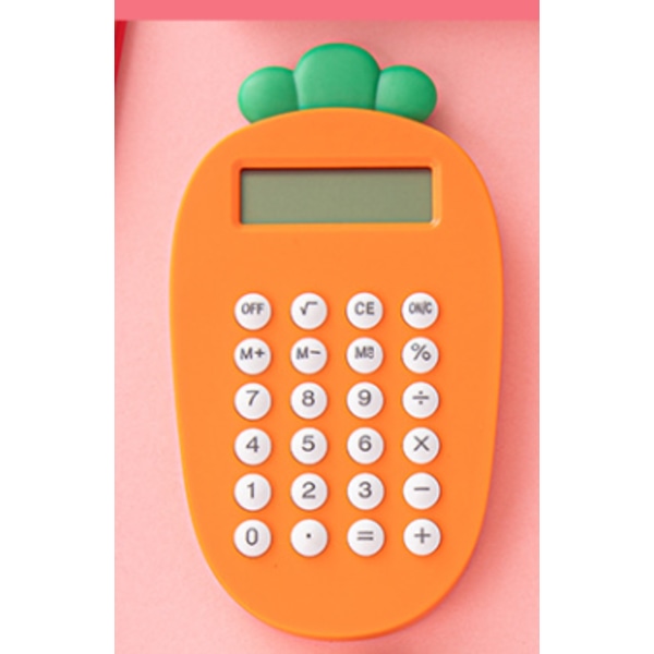 Høj kvalitet tegnede beregning orange, radis