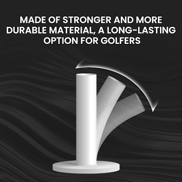 5 kpl Golf-kumiteet, Driving Range, Sekalaiset tai Samankokoiset Harjoitusmatolle White 5 Pack All 2.75''