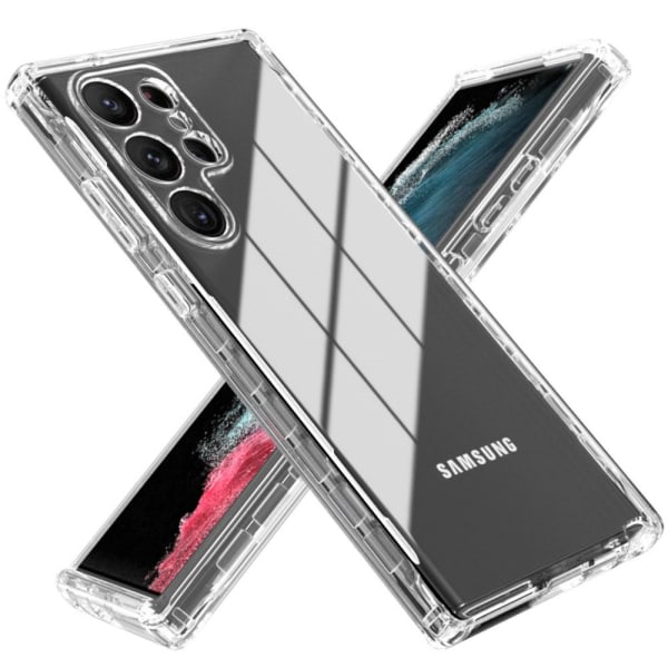 SQBB Xhy Samsung Galaxy S23 Ultra- case Stötsäkert S23 Ultra- cover [Icke-gulning] [Raptålig] anti-scratch Kristallklart